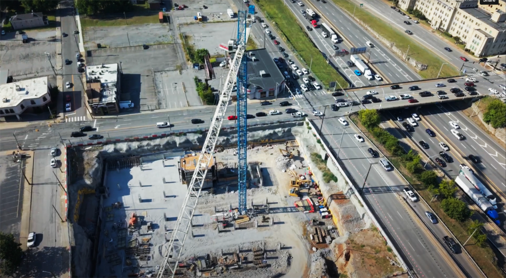 construction drone photos, construction drone service, nashville