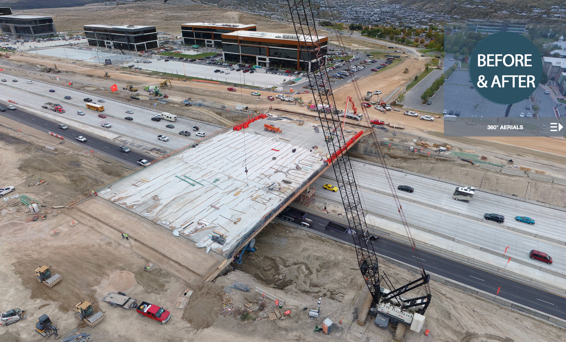 After, 2d map, drone service, 1, Before, construction progress