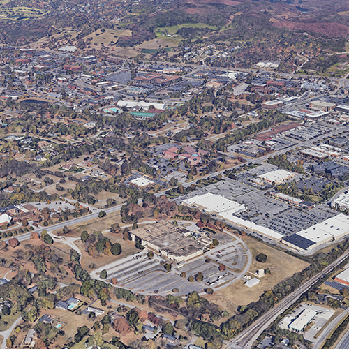 brentwood drone services, aerial photography, downtown square, nashville drone pros