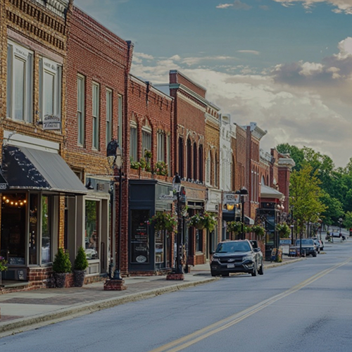 mt juliet drone services, mt juliet downtown, aerial photography, square construction