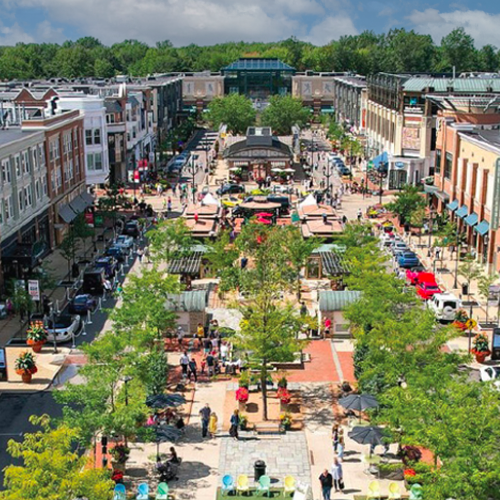 smyrna aerial photography, square, smyrna drone services, downtown